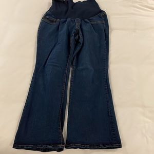 Full Panel 2X Indigo Blue Maternity Jeans